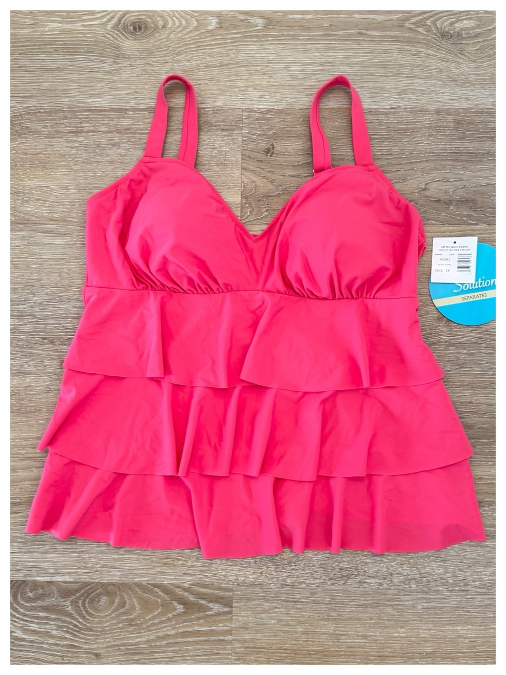 Tiered Tankini Swim Top